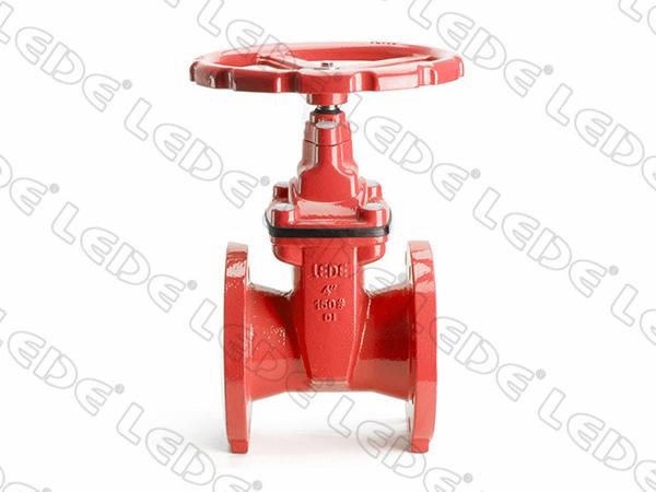 Fire Protection NRS Flanged Gate Valve dimension drawing