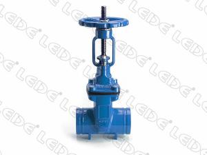 Water Flow Control OS&Y Grooved End Gate Valve